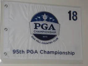 2013 PGA Championship golf Flag Oak Hill embroidered logo