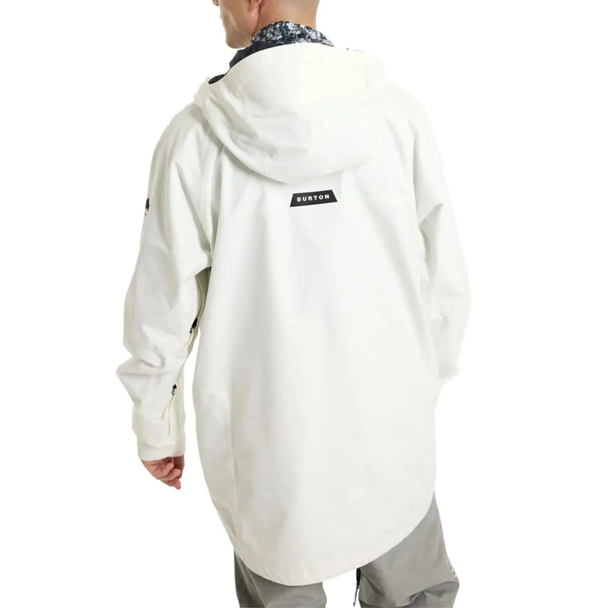 2023 Burton Men's Powline GORE-TEX 2L Snowboard Jacket - Stout White / True Black