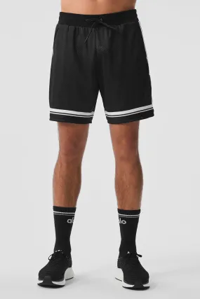 7 Key Mesh Basketball Short - Black