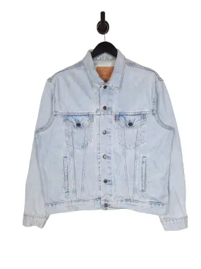 90's Levi's Denim Trucker Jacket - Size Large (relaxed fit)