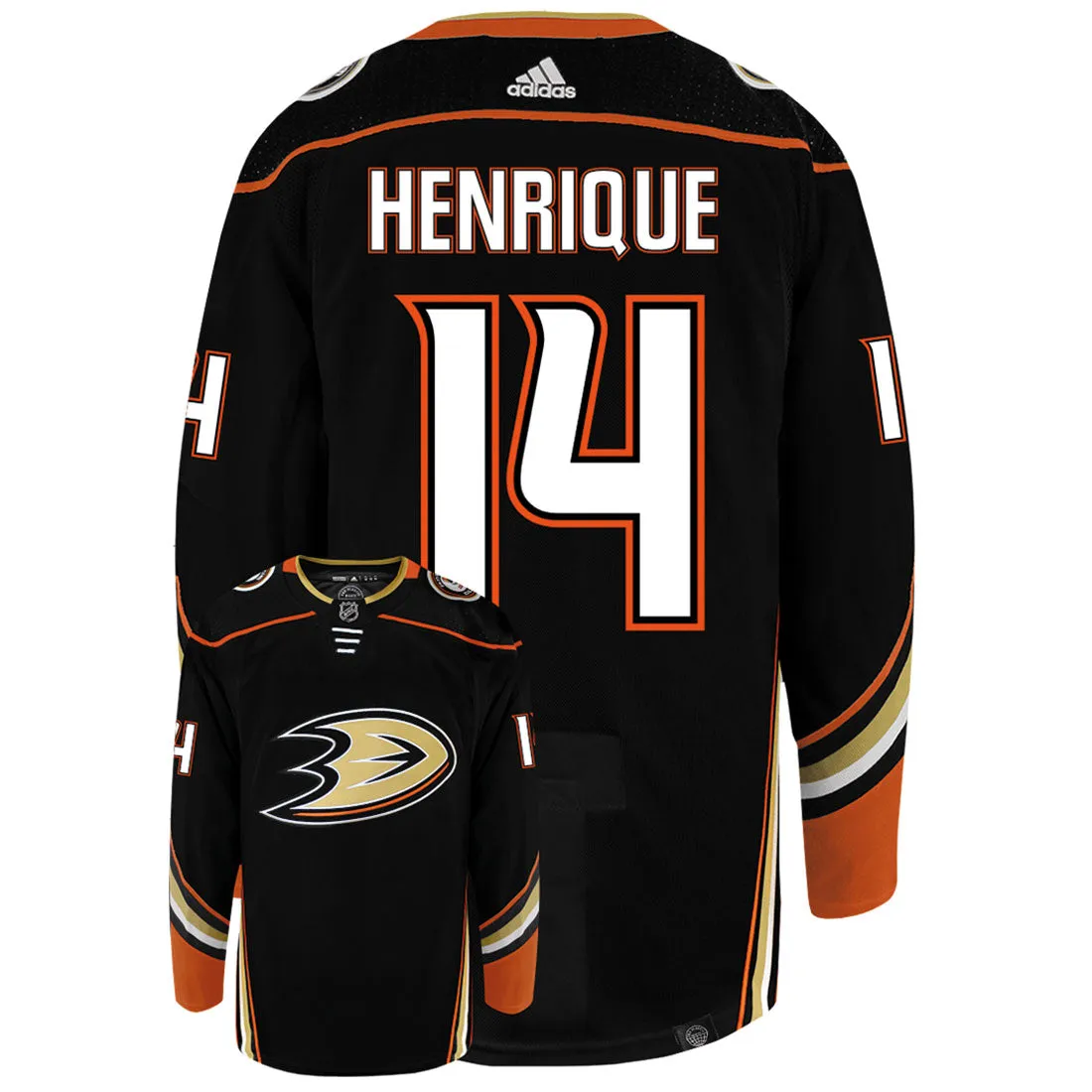 Adam Henrique Anaheim Ducks Adidas Primegreen Authentic NHL Hockey Jersey     