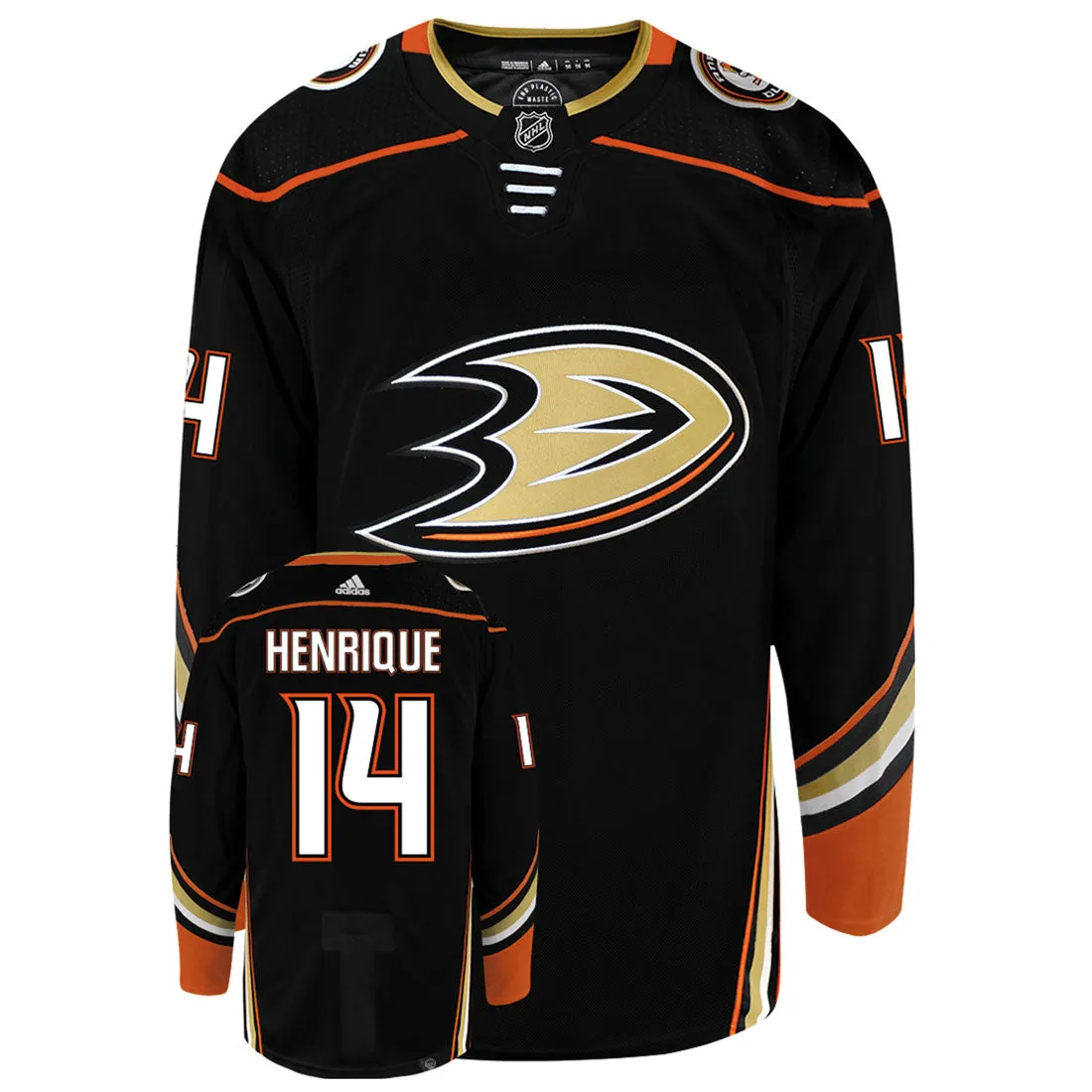 Adam Henrique Anaheim Ducks Adidas Primegreen Authentic NHL Hockey Jersey     