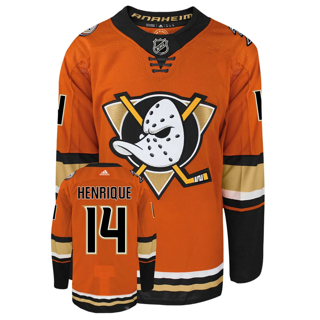 Adam Henrique Anaheim Ducks Adidas Primegreen Authentic NHL Hockey Jersey     