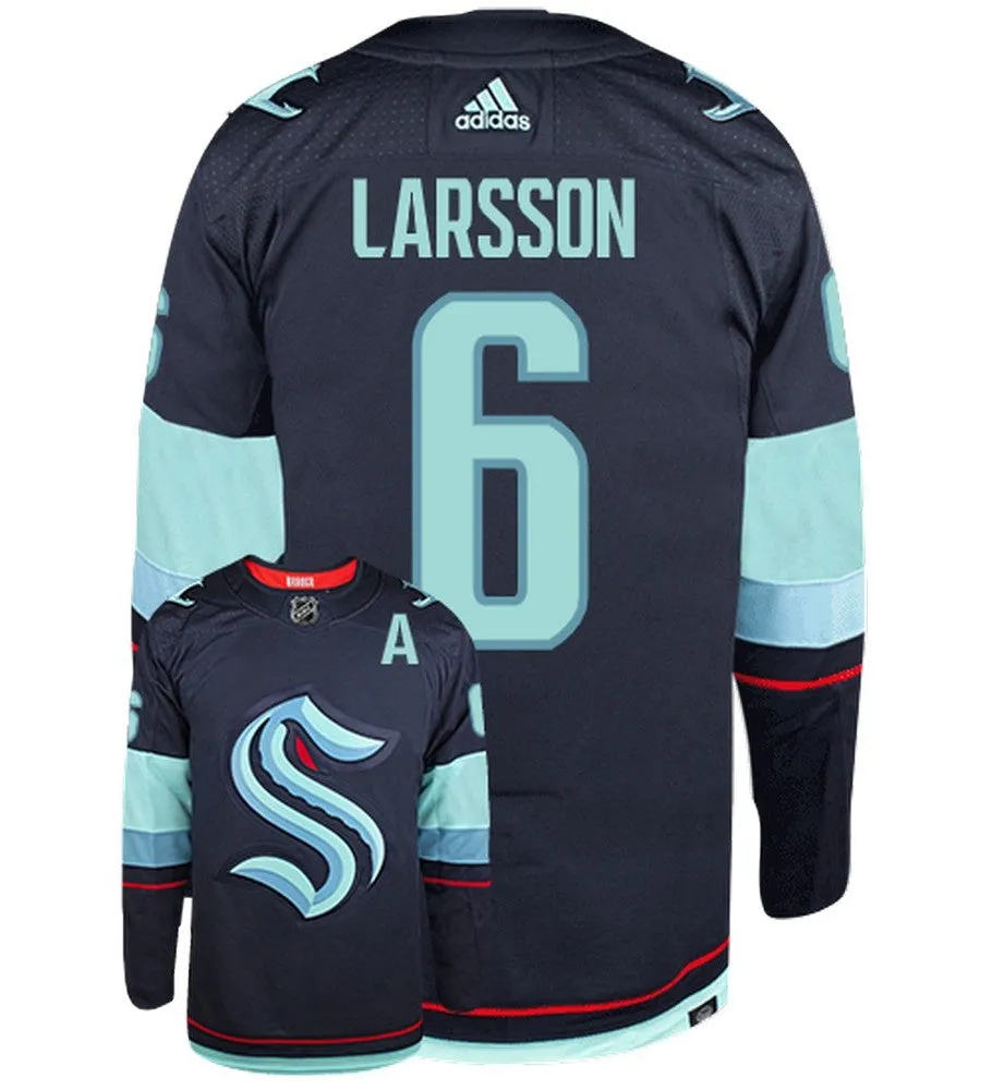 Adam Larsson Seattle Kraken Adidas Primegreen Authentic NHL Hockey Jersey     