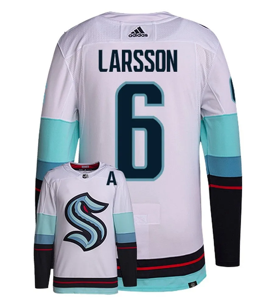 Adam Larsson Seattle Kraken Adidas Primegreen Authentic NHL Hockey Jersey     