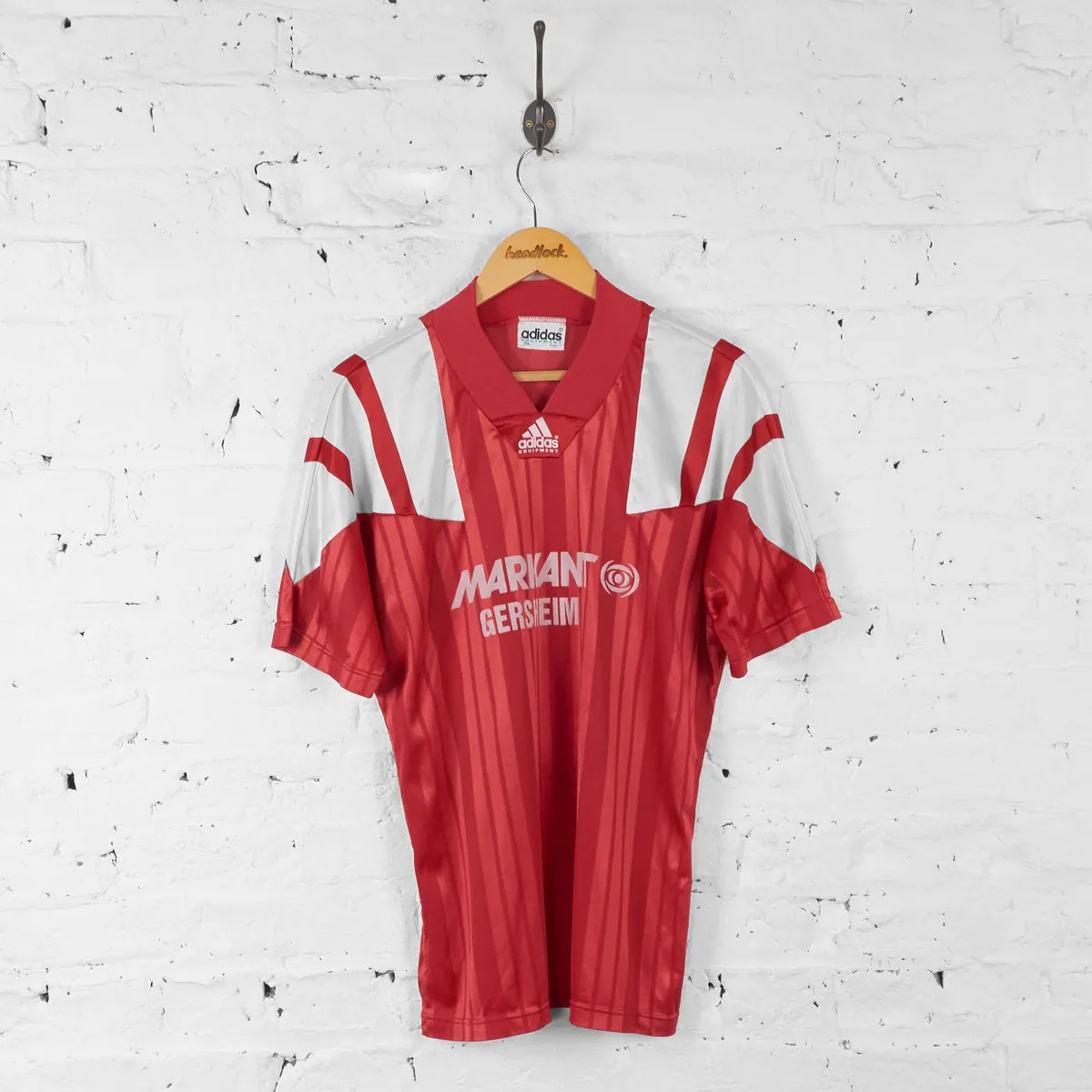 Adidas Equipment Template Football Shirt - Red - M