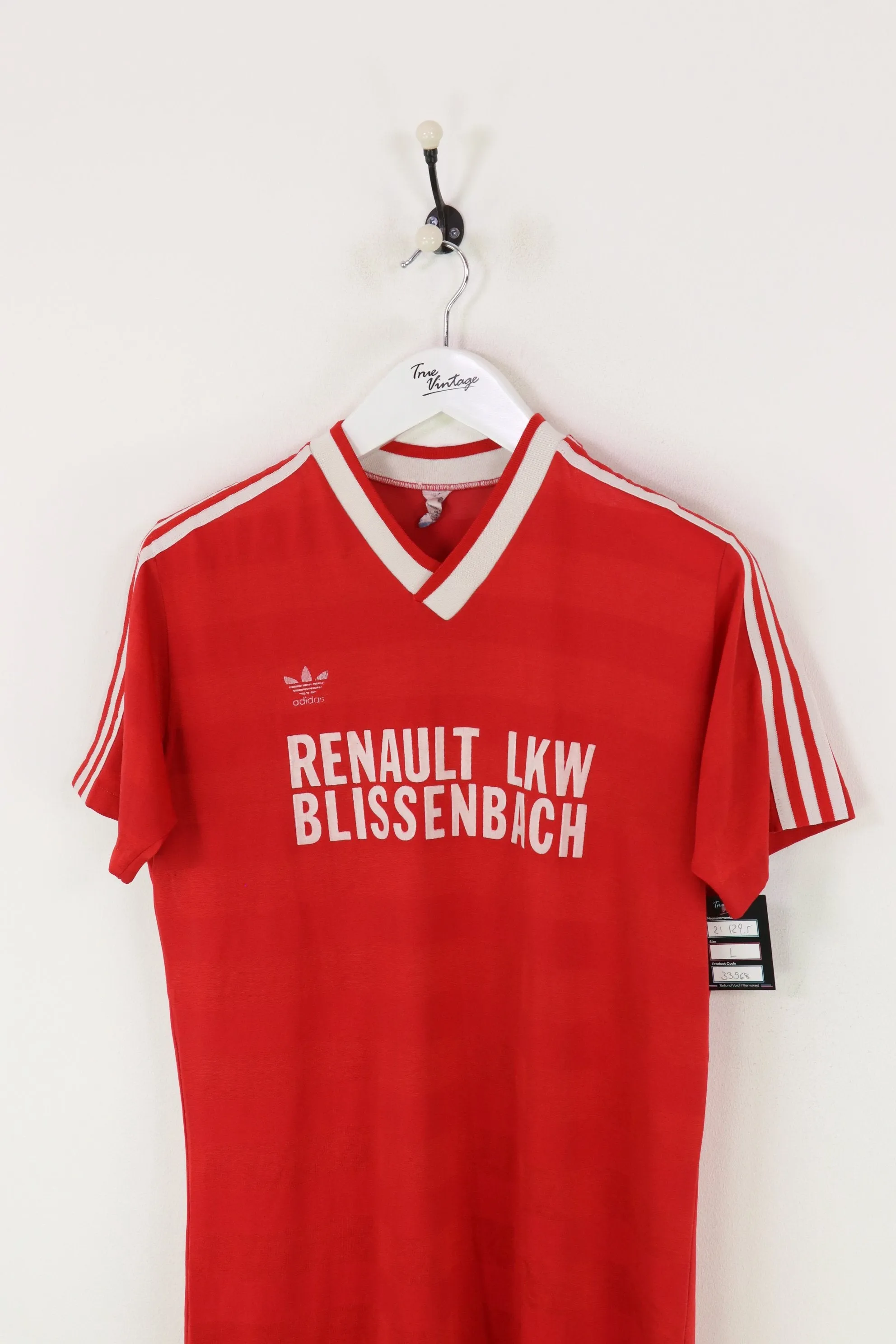 Adidas Football Shirt Red Large