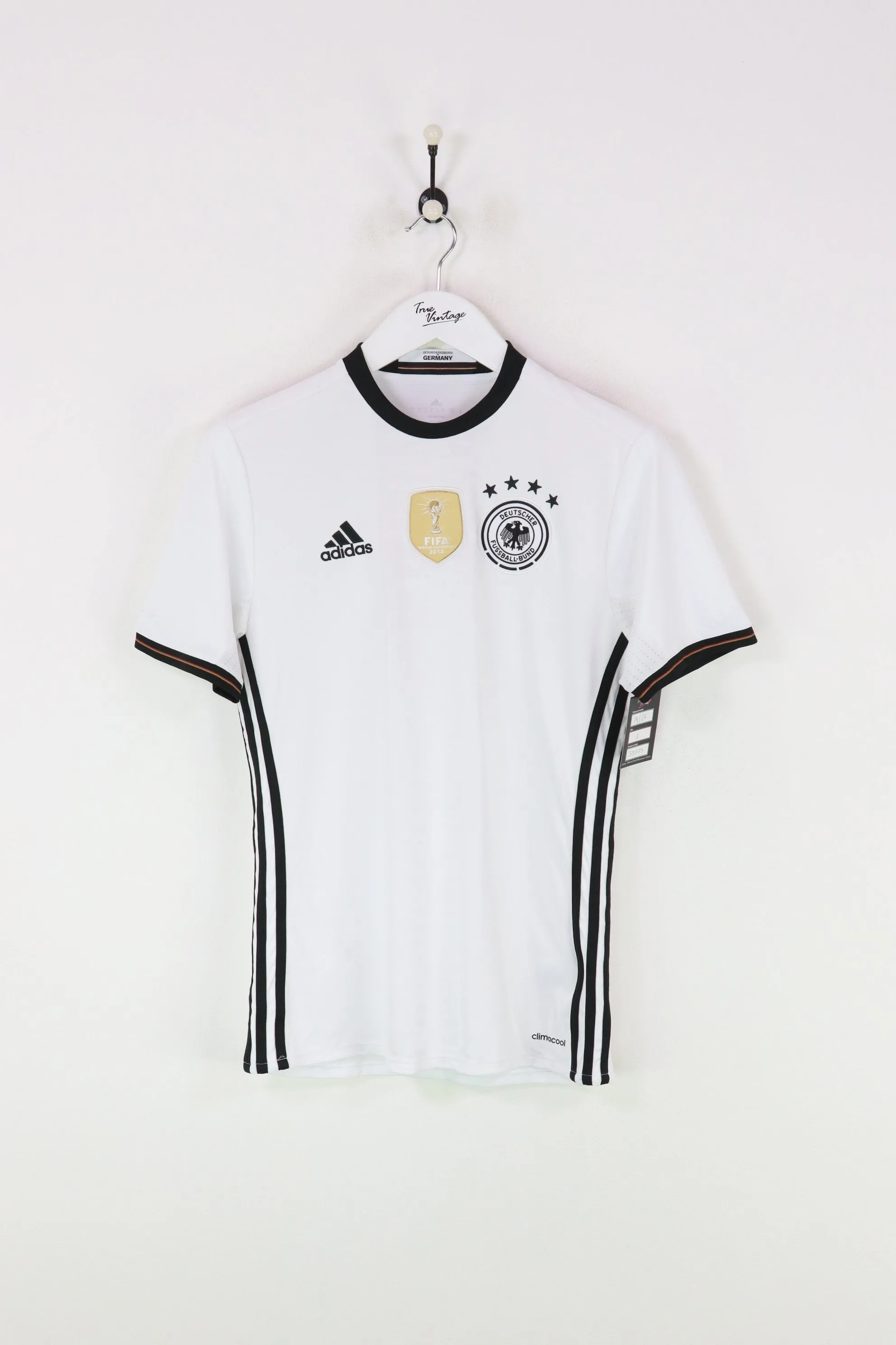 Adidas Germany Football Shirt White Small