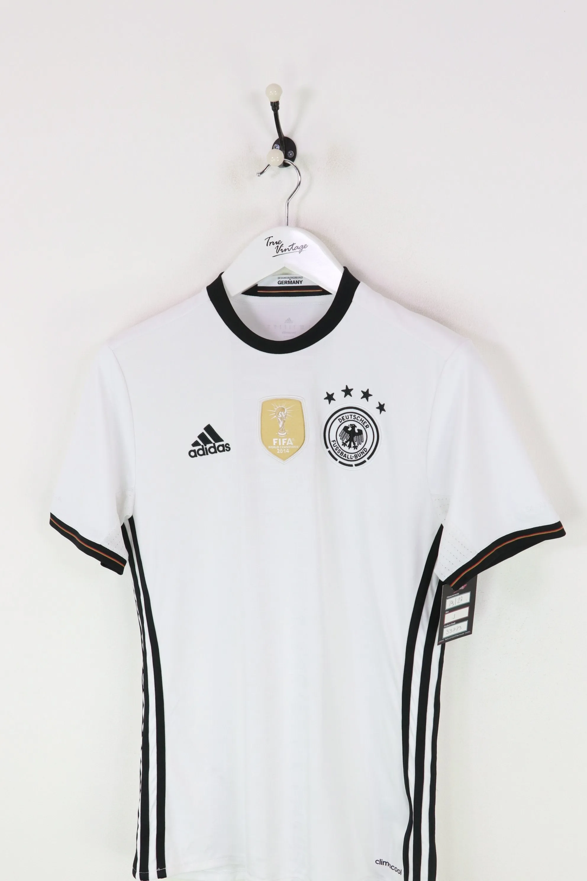 Adidas Germany Football Shirt White Small