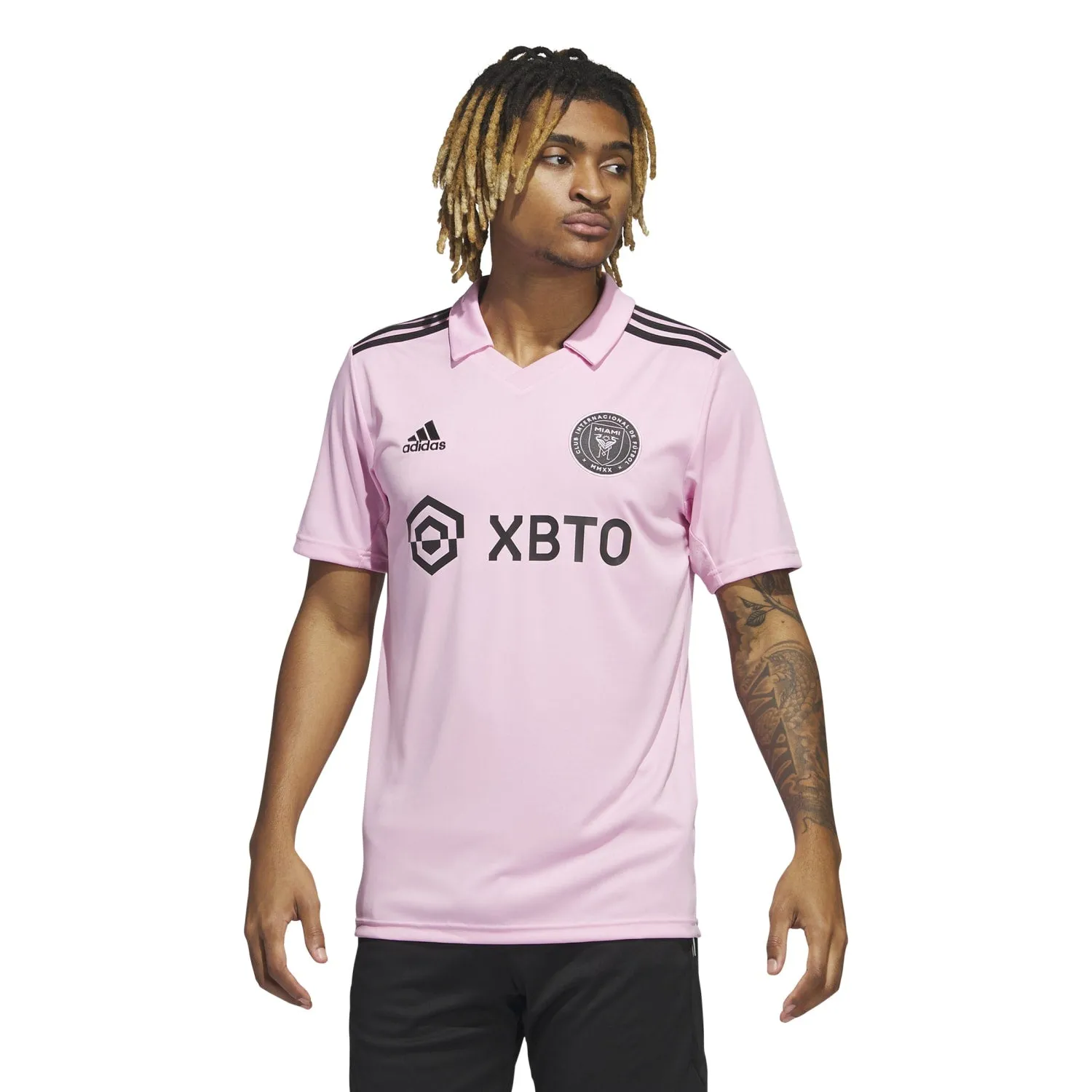 Adidas Men Inter Miami CF Home Jersey Pink Soccer Football MLS IB5027