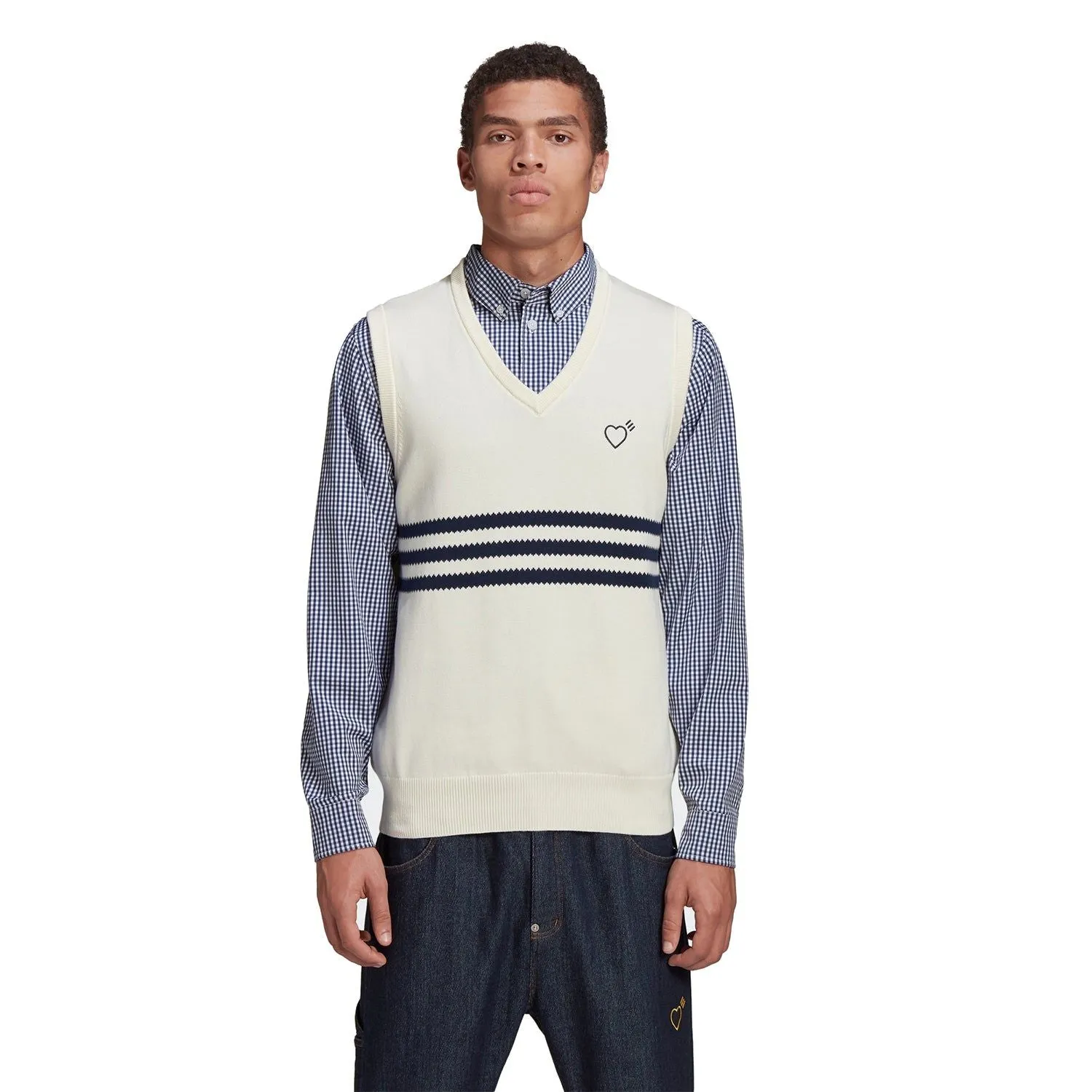 adidas Originals Human Made Knit Vest - White