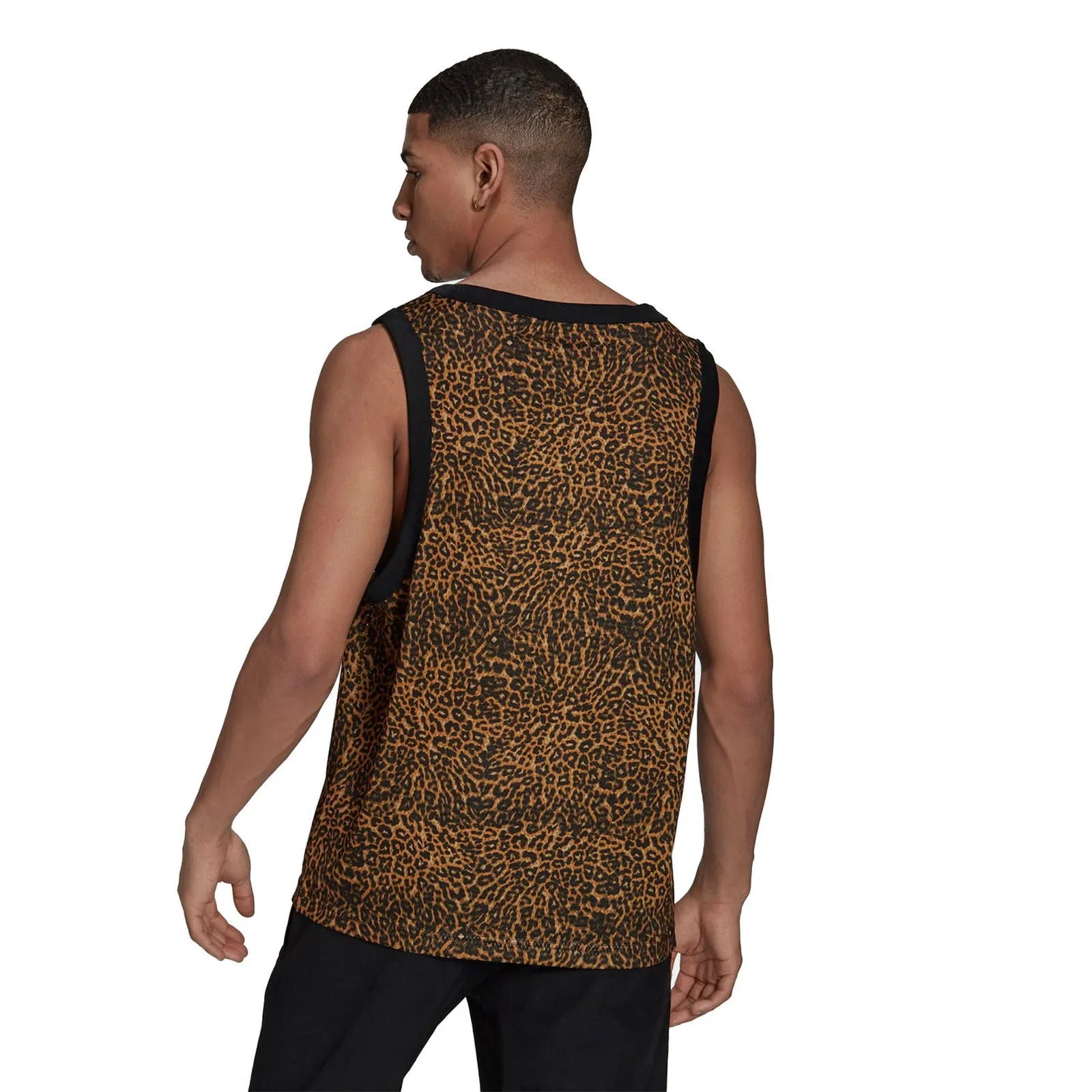 adidas Originals SPRT Allover Print Animal BB Vest - Beige Tone