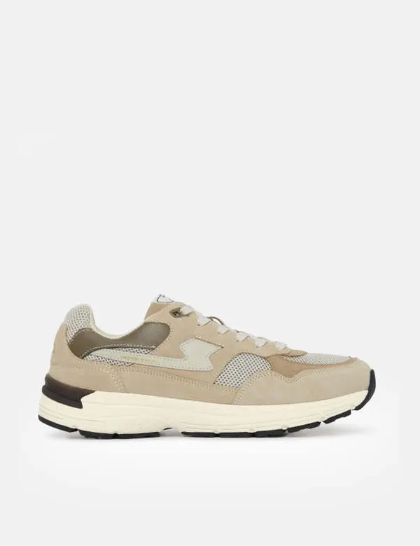 Amiel S-Strike Trainers Suede Mix - Sand