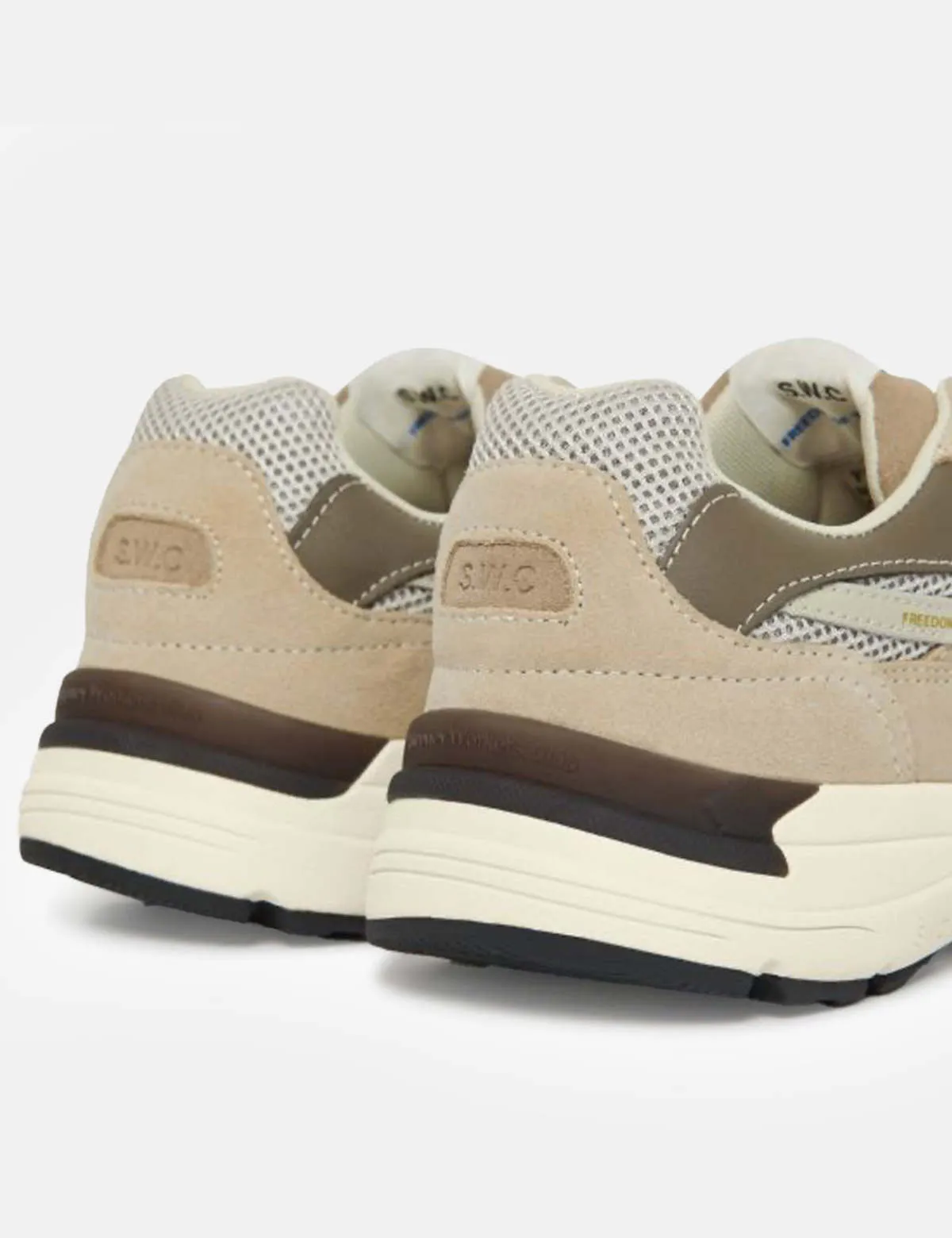 Amiel S-Strike Trainers Suede Mix - Sand