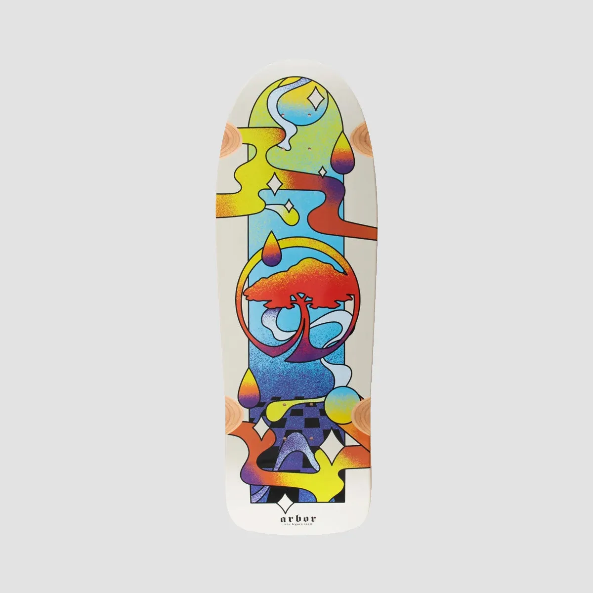 Arbor Team Legacy Oso Tripped Skateboard Deck - 10"