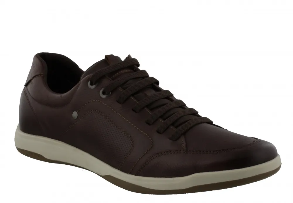 Archetti Cristiano Trainers Leather Denver Brown