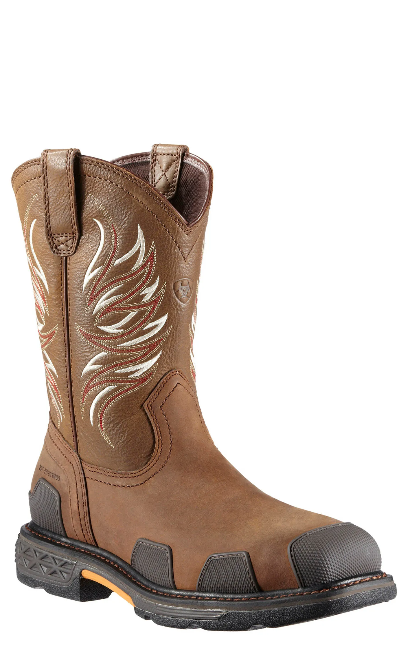 Ariat Men's Overdrive Alamo Brown Square Composite Toe Work Boot