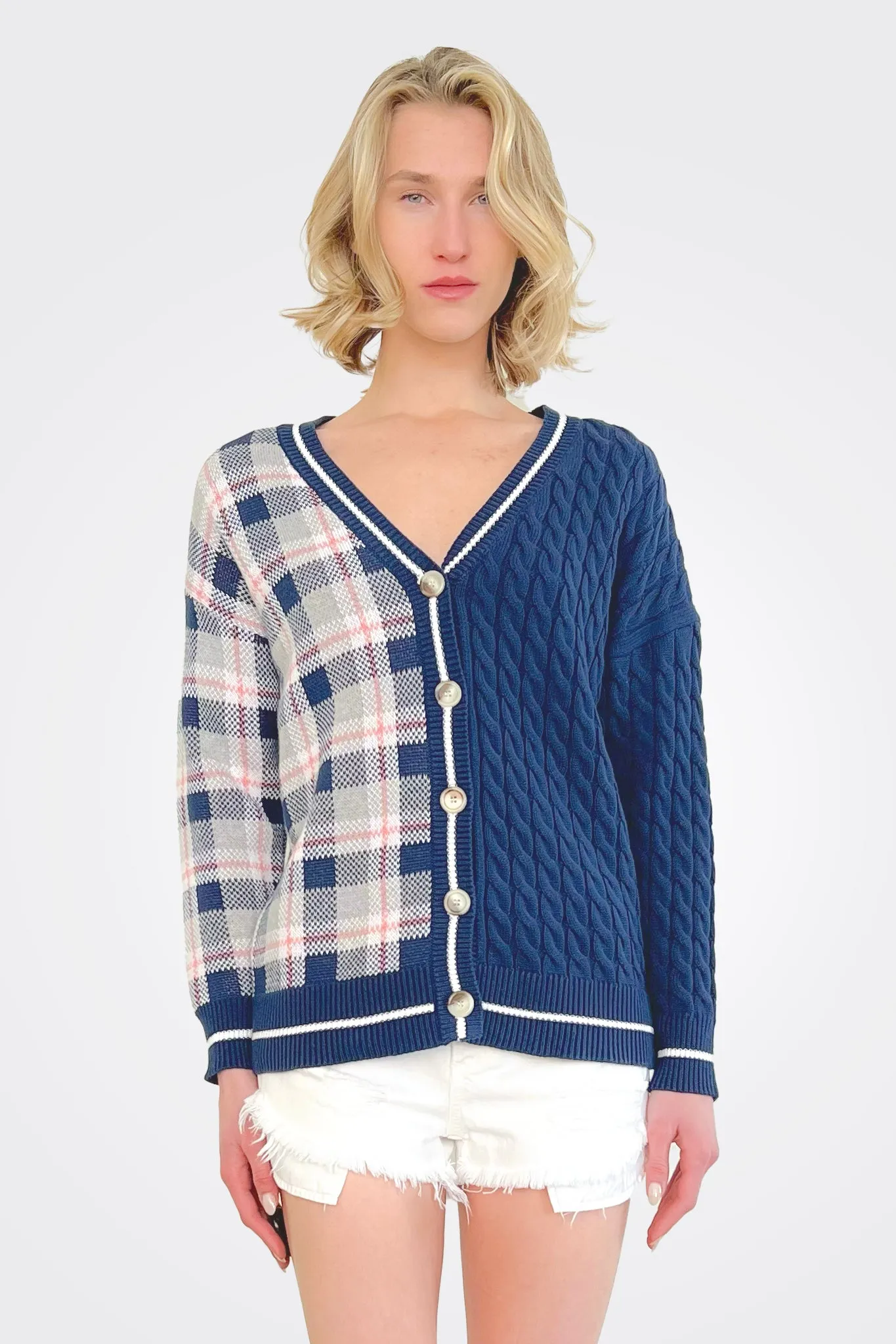 Assie Cardigan - Navy