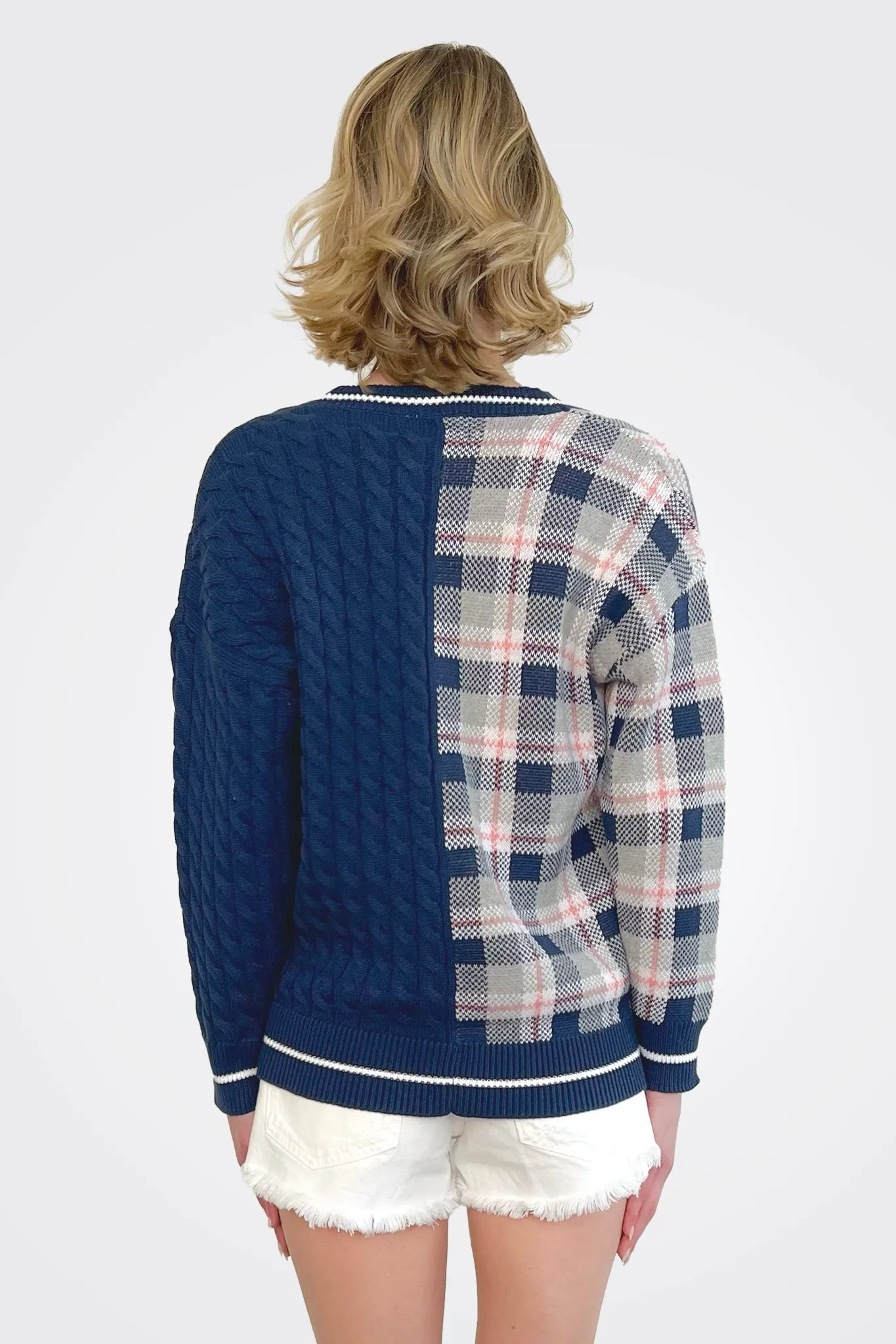 Assie Cardigan - Navy