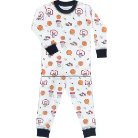 Baby Noomie Two Piece PJ Set, Basketball