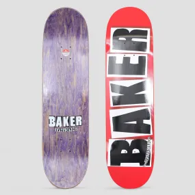 Baker 7.88 Logo Skateboard Deck Red / Black / White