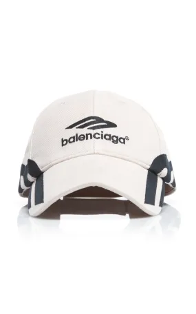 Balenciaga Logo-Embroidered Cotton Baseball Cap