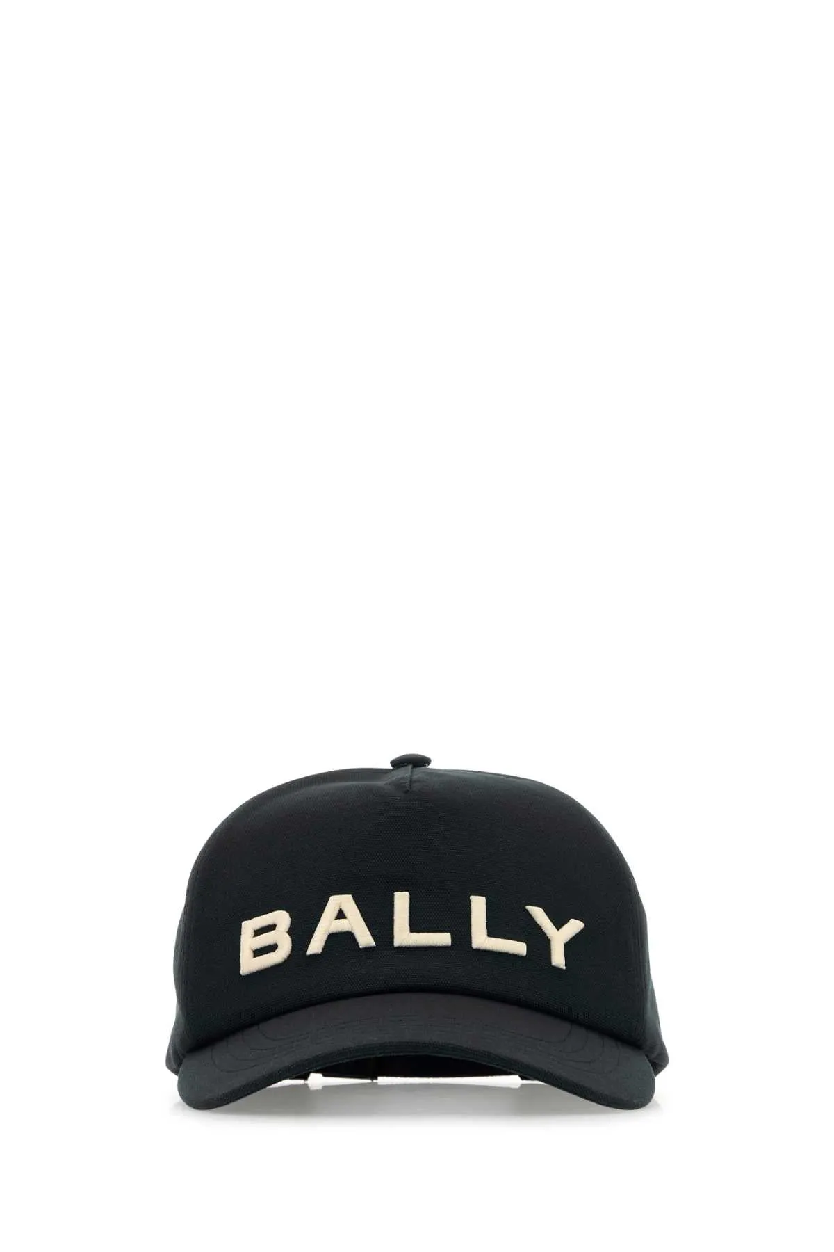 Bally Black Cotton Baseball Cap