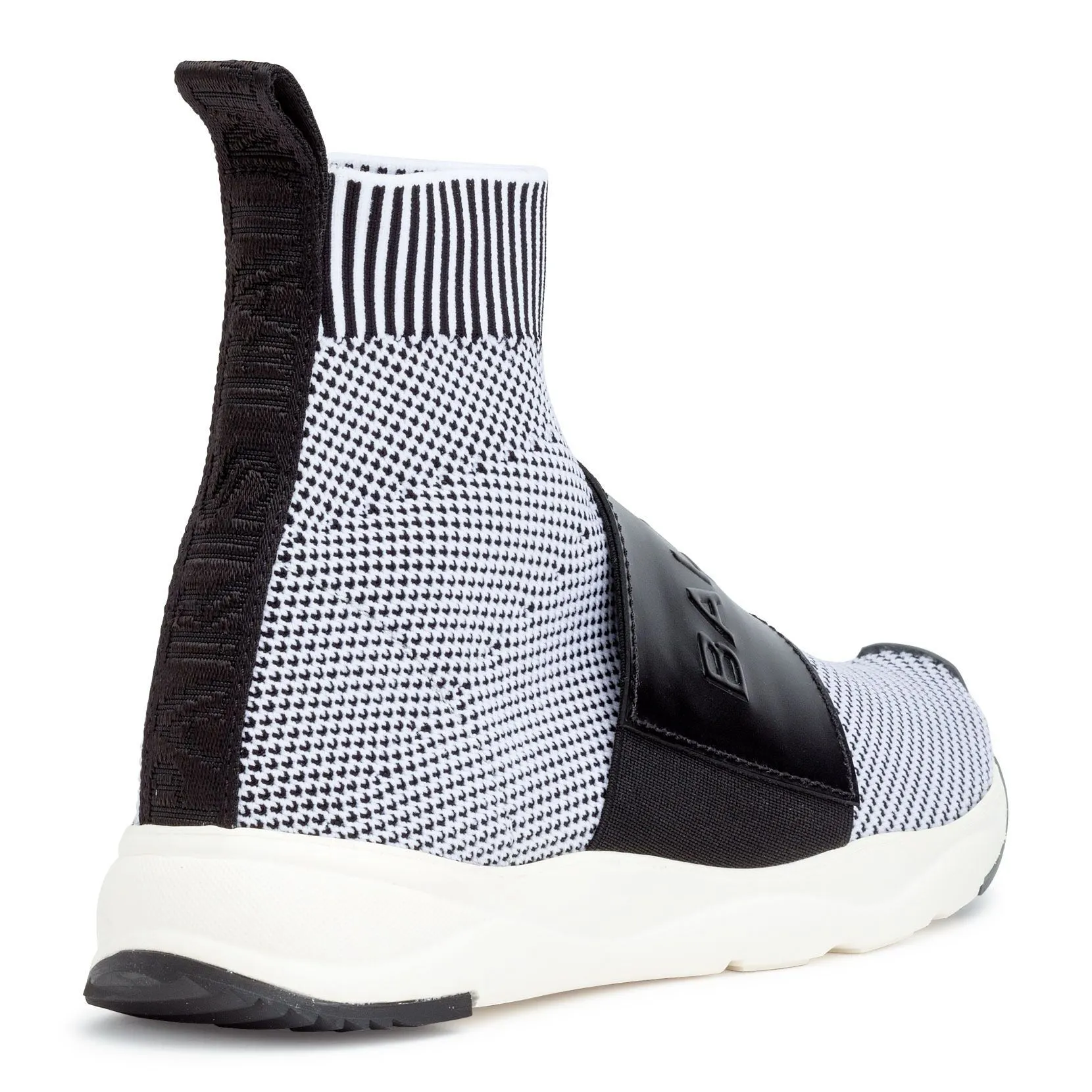 Balmain Cameron black stretch sneakers