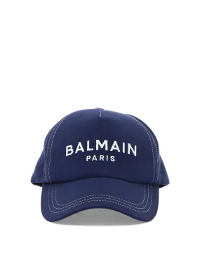 Balmain Logo Embroidered Baseball Cap