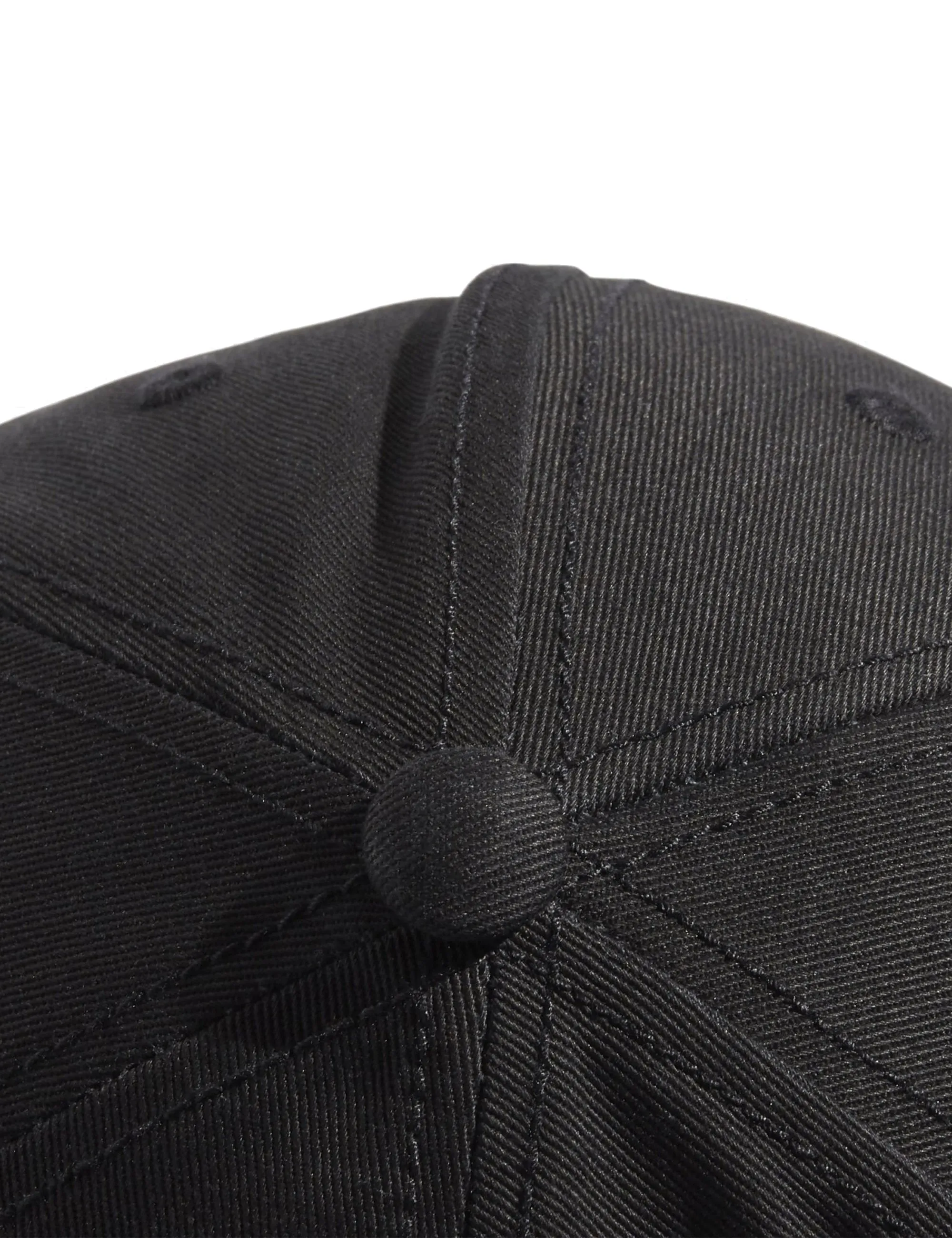 Baseball 3 Stripes Twill Cap - Black