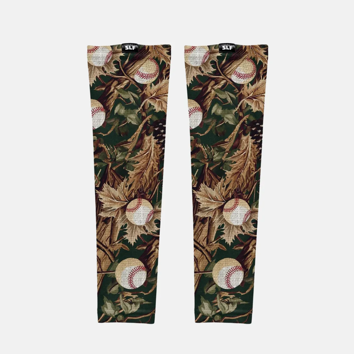 Baseball Forest Camo UV Arm Sleeves (pair)