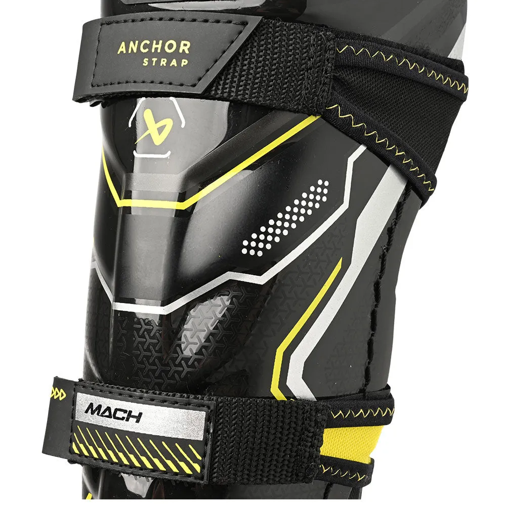 BAUER SUPREME MACH YOUTH HOCKEY SHIN PADS