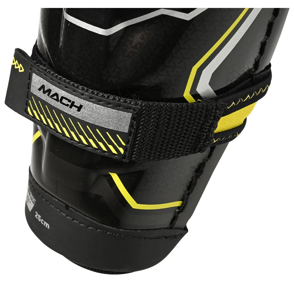 BAUER SUPREME MACH YOUTH HOCKEY SHIN PADS