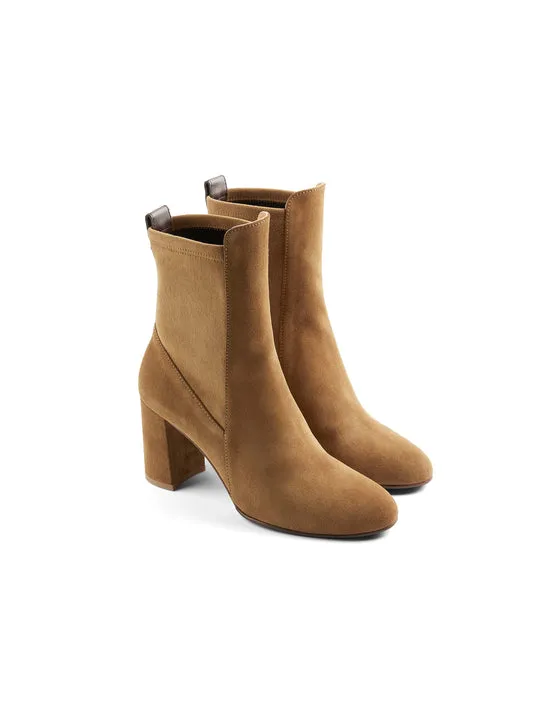 Belgravia tan Heeled Ankle Boots