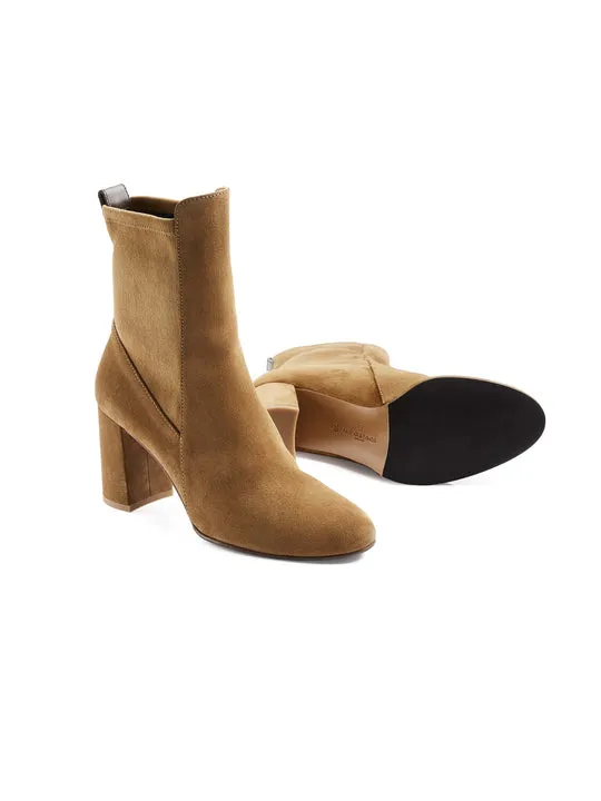 Belgravia tan Heeled Ankle Boots