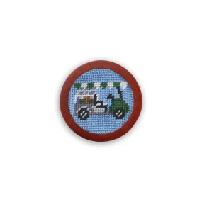 Beverage Cart Golf Ball Marker (Light Blue)