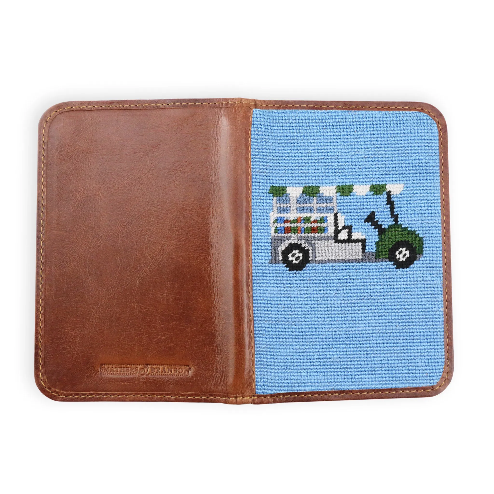 Beverage Cart Golf Scorecard Holder (Light Blue)