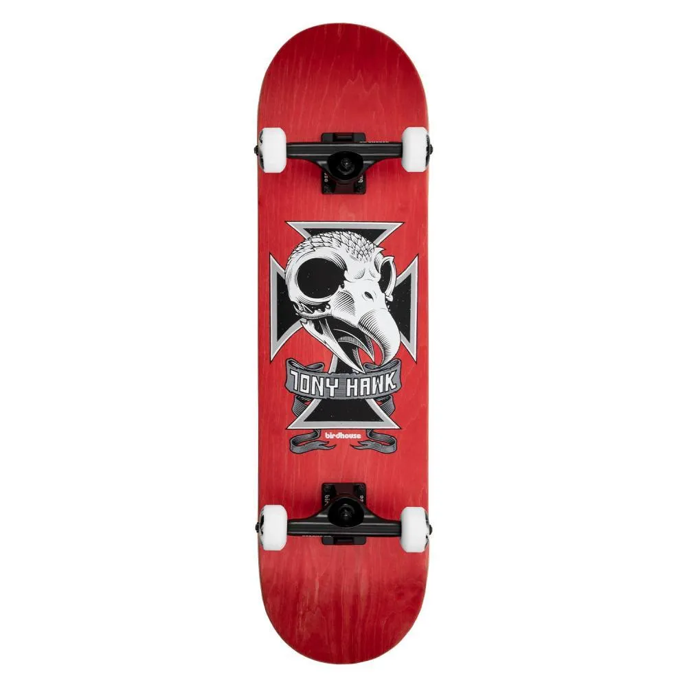 Birdhouse Factory Complete Skateboard Stage 3 Hawk Skull 2 Red 8.25