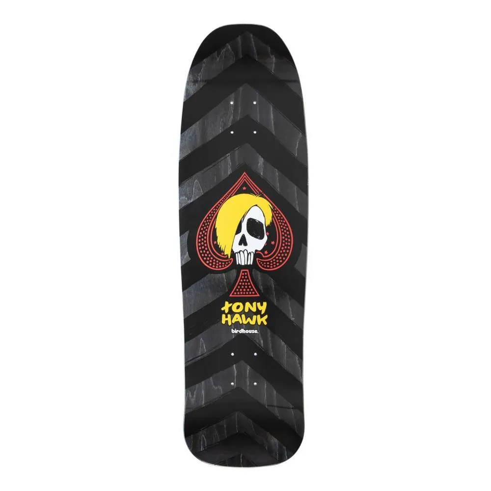 Birdhouse Old School Skateboard Deck Tony Hawk McSqueeb Black 9.375