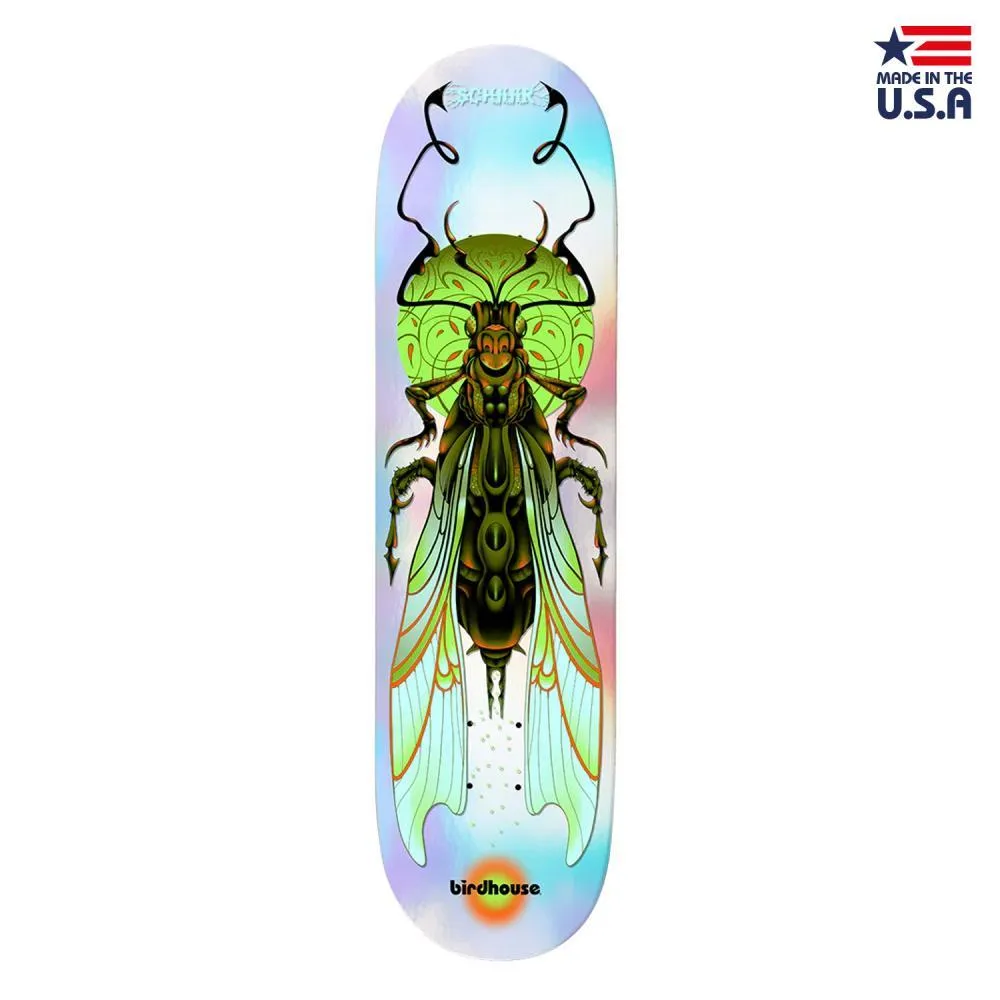 Birdhouse Pro Skateboard Deck Schaar Ilham Insects Multi 8.25