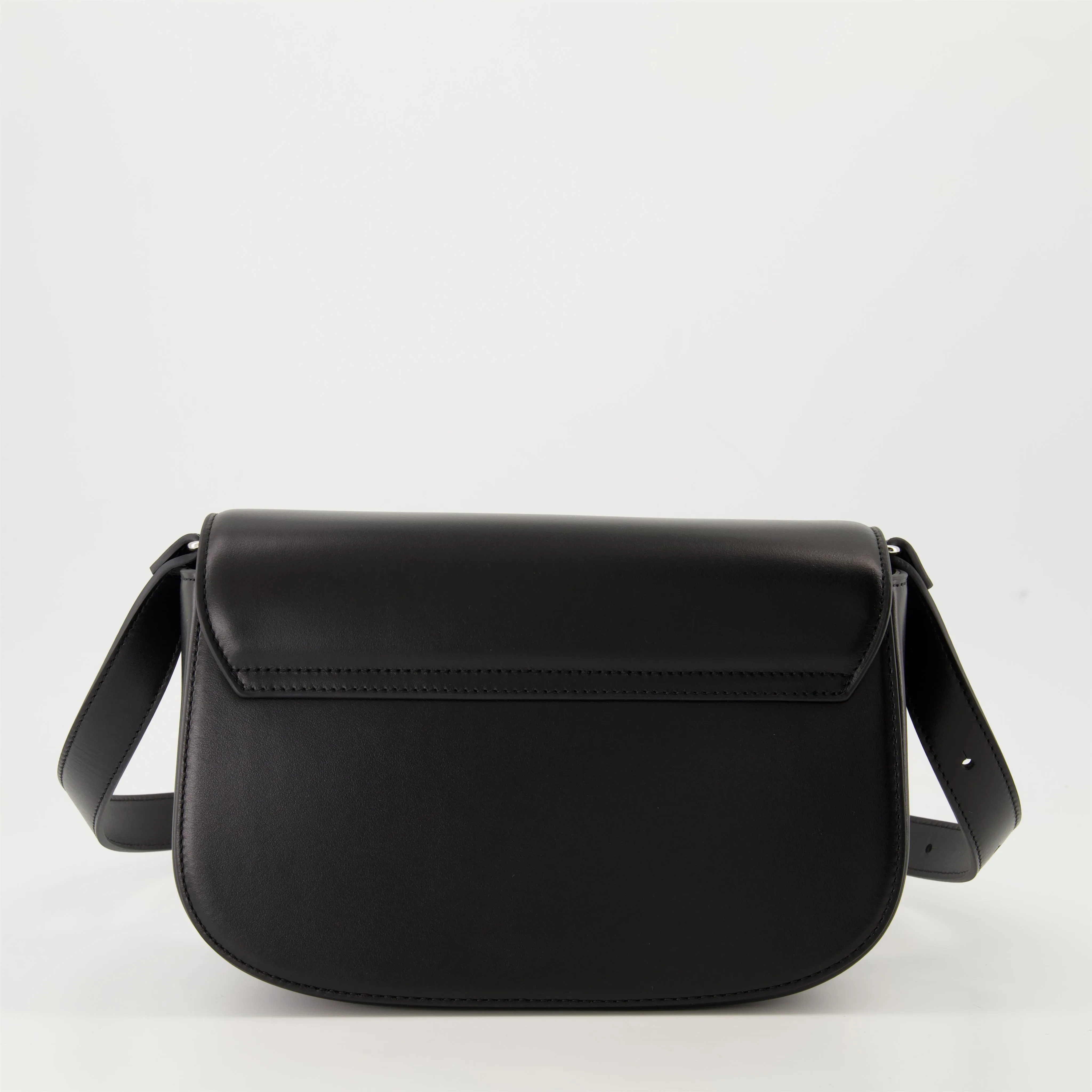 Black Leather Crossbody Bag