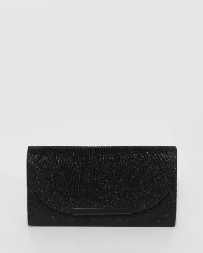 Black Liza Evening Clutch Bag