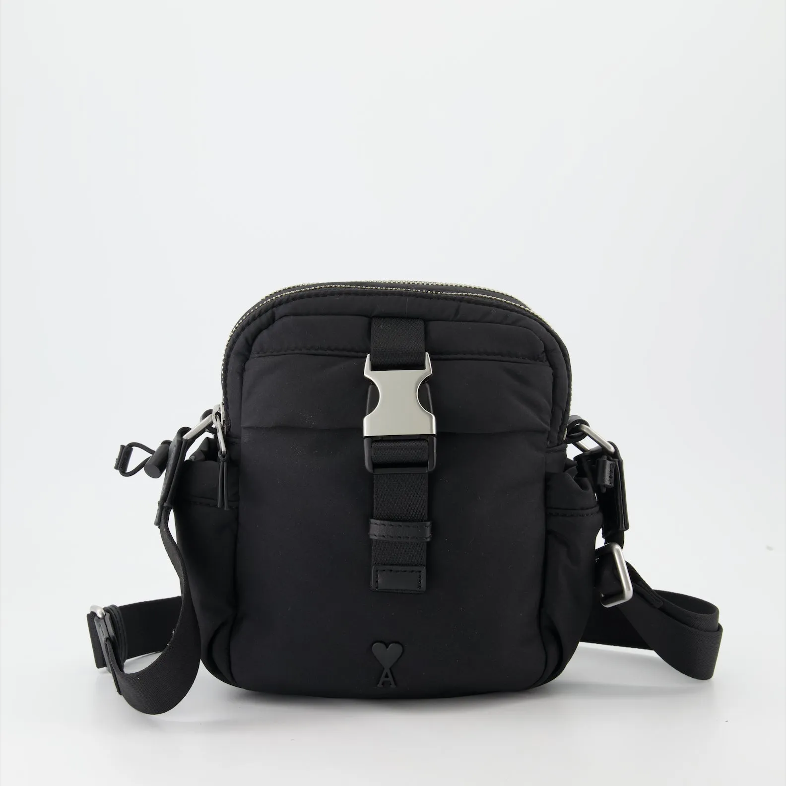 Black Nylon Crossbody Bag