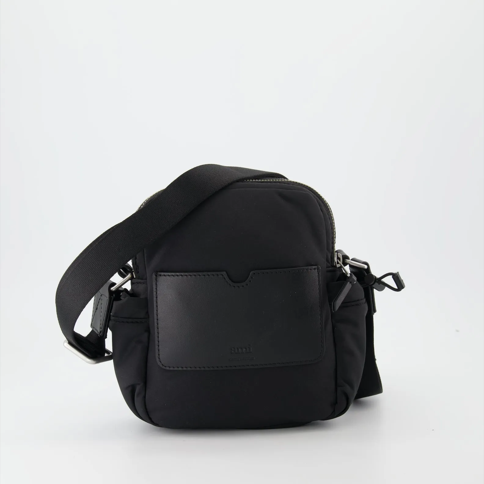 Black Nylon Crossbody Bag