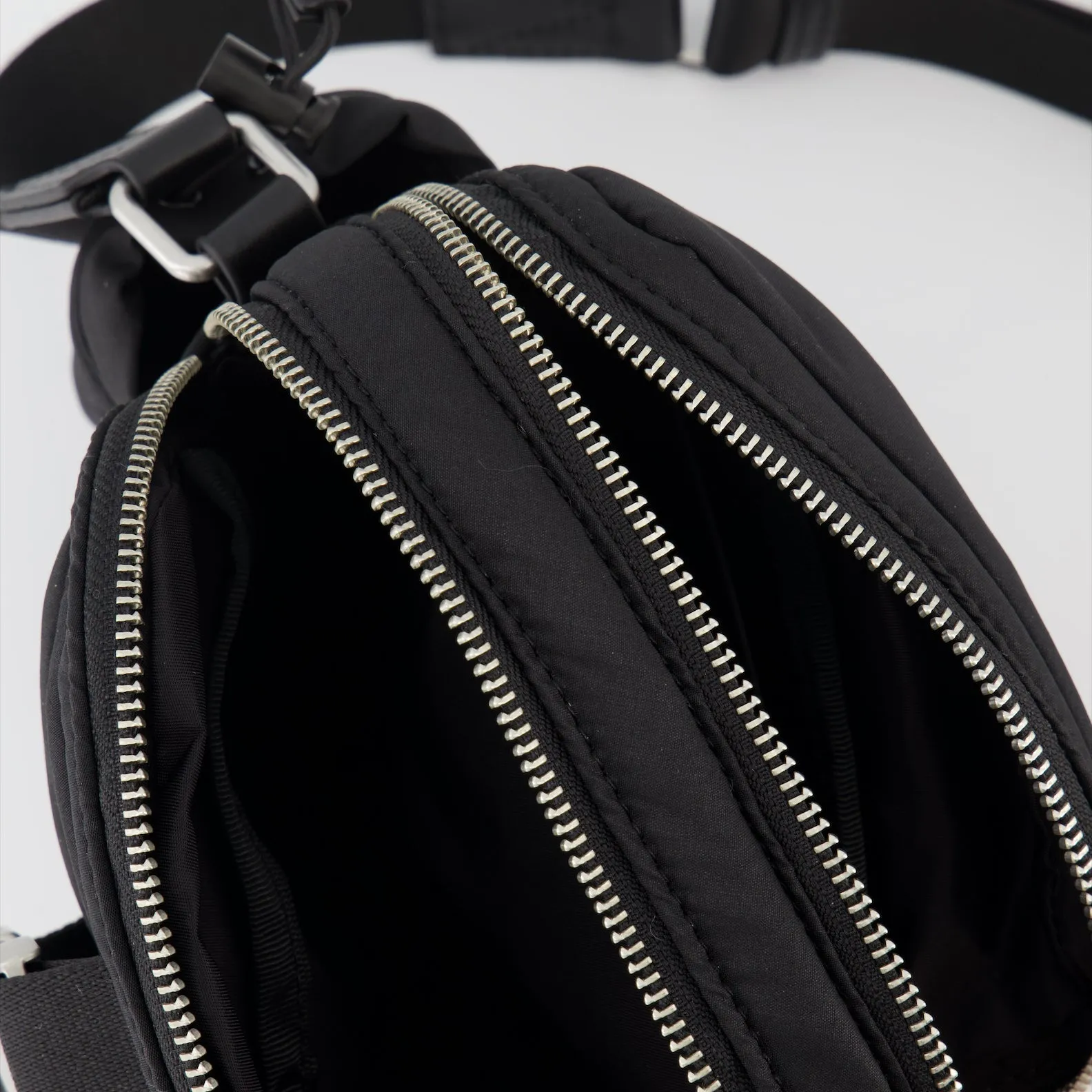 Black Nylon Crossbody Bag