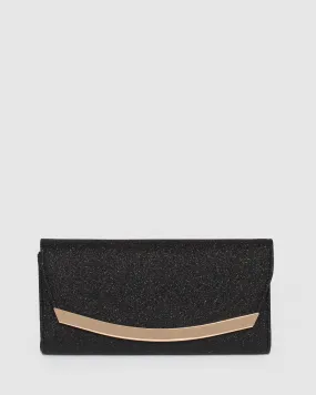 Black Sammi Evening Clutch Bag