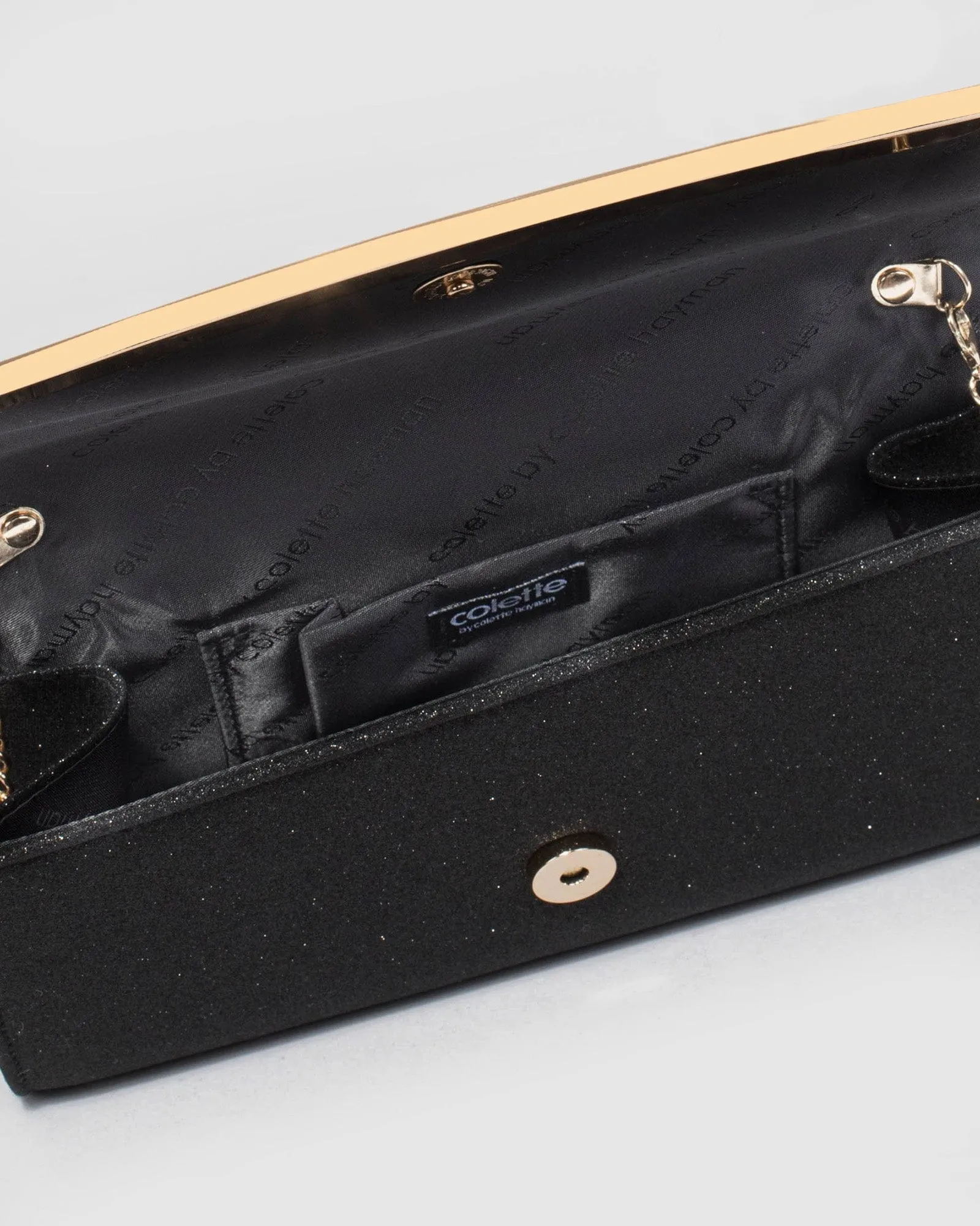 Black Sammi Evening Clutch Bag