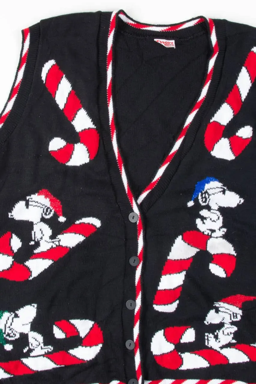 Black Ugly Christmas Vest 54688