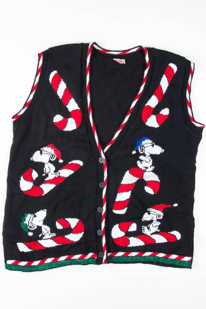 Black Ugly Christmas Vest 54688