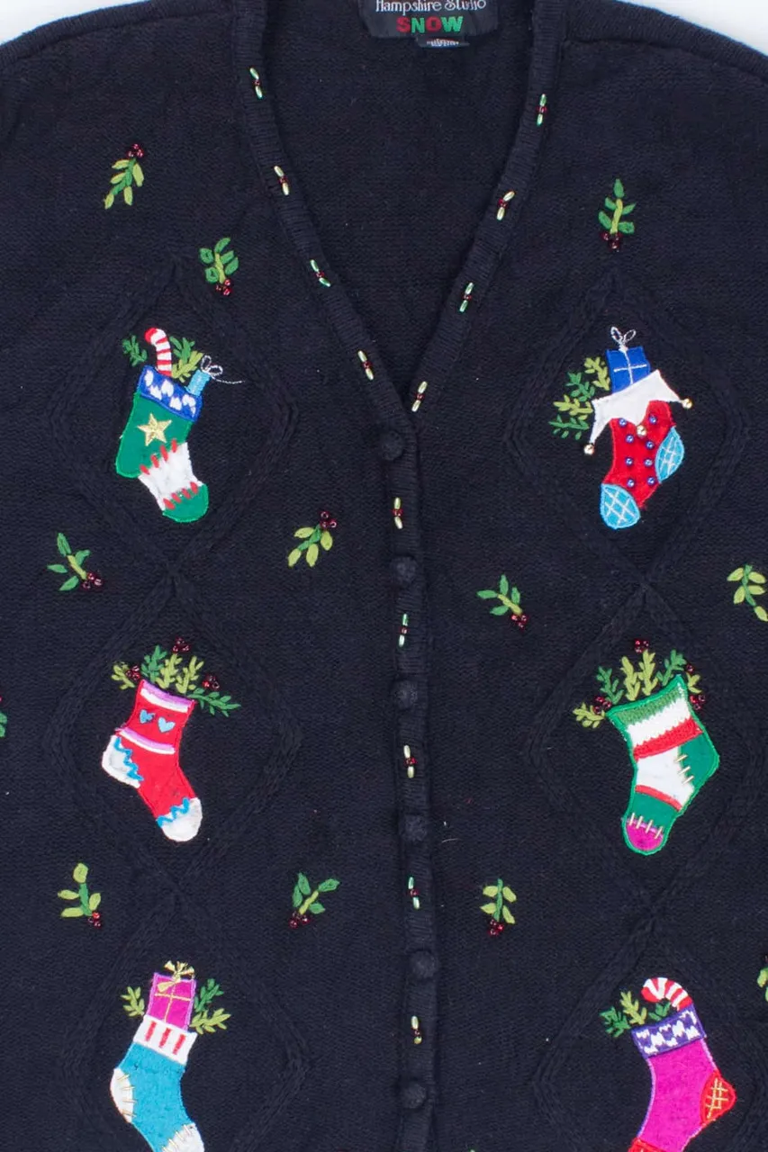 Black Ugly Christmas Vest 54727